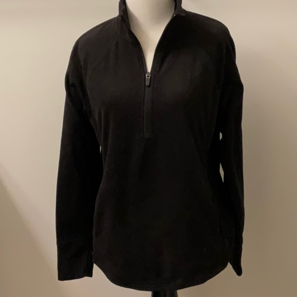 Old Navy - Top - Microfleece - Black - Women’s Size LP - 1/4 Zip Pullover